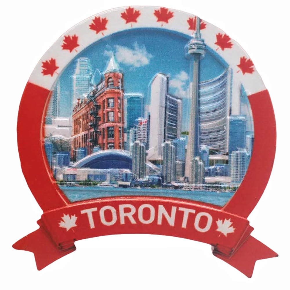 3D Toronto Canada Fridge Magnet Travel Souvenir Gift Home Kitchen Refrigerator Decoration Magnetic Sticker Craft Collection