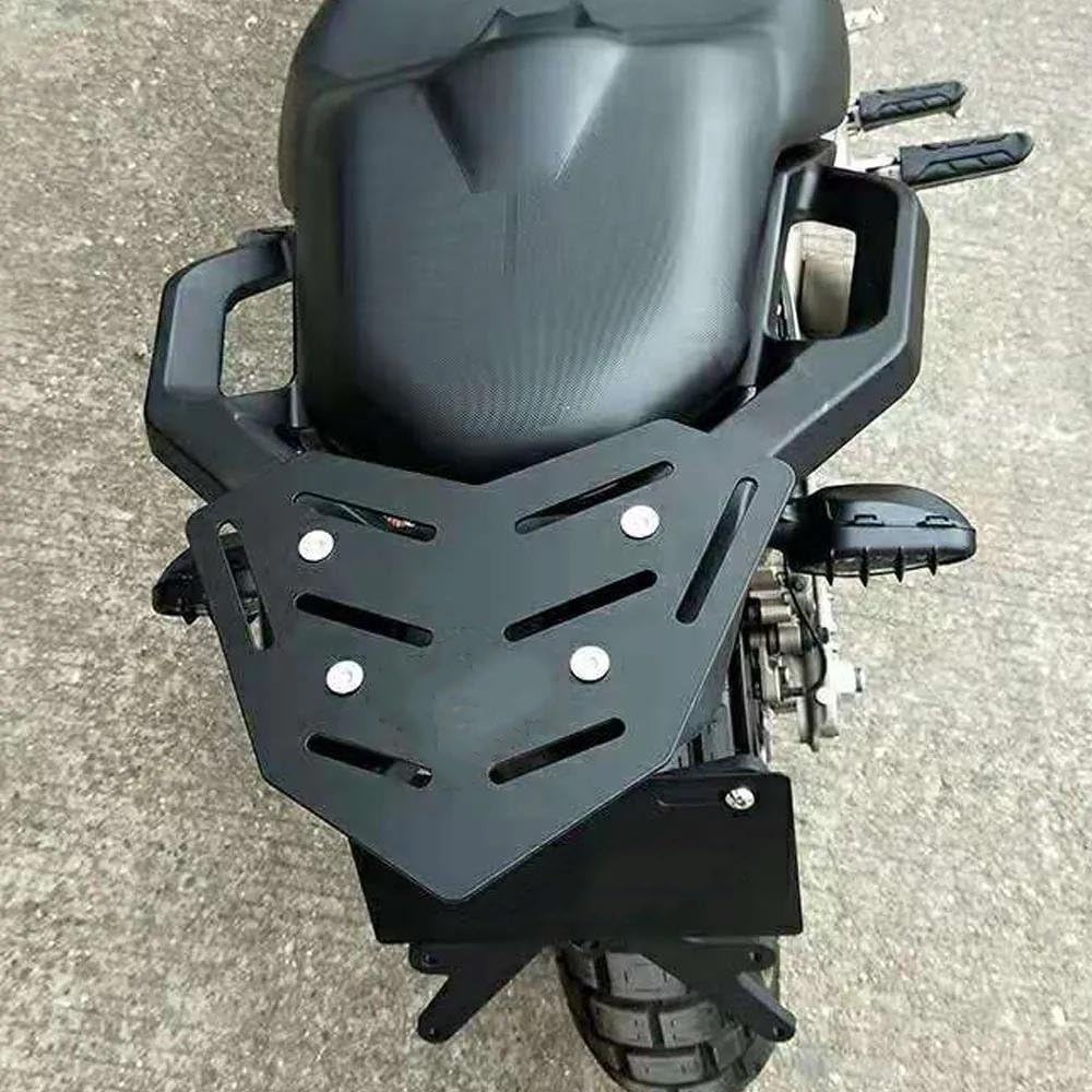 Porte-bagages Arrière Pour Moto Zontes G1-125 / G2-125 – En Alliage D'aluminium Noir – Support Pour Sacs Et Bagages Légers - 11