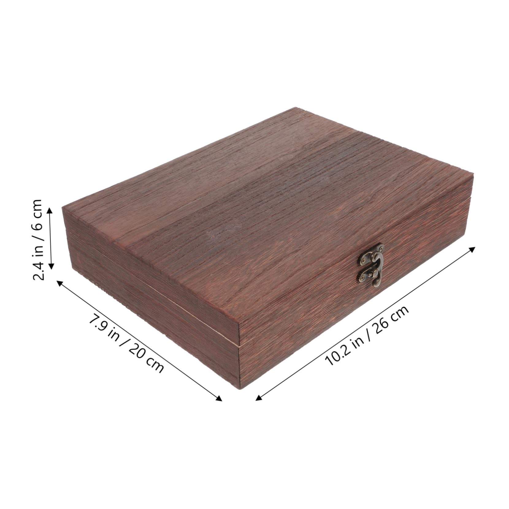 Amazon｜Zerodeko シー木製鍵付き収納ボックス ヴィンテージ風蓋付き