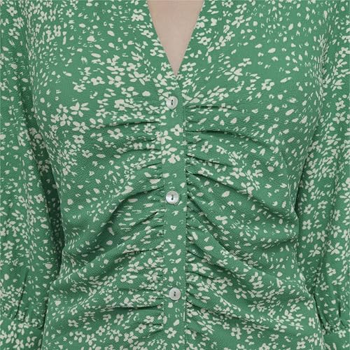 Image of DKNY Women's Long Sleeve Collared Midi Shirtdress