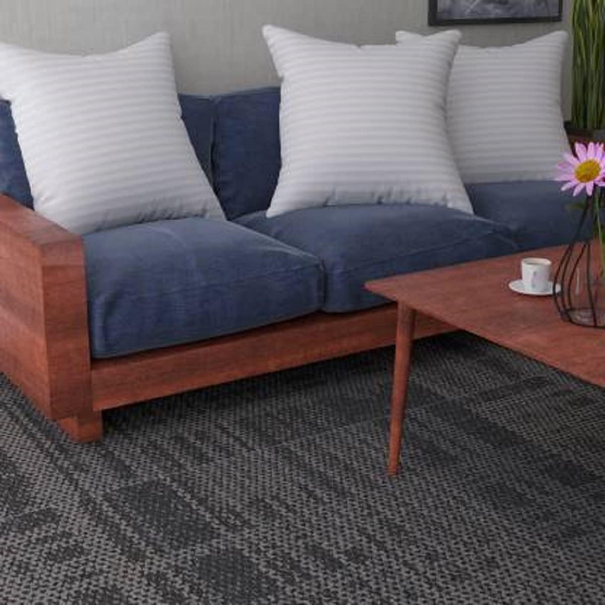 Buy JDX Cushions Hotel Quality Premium Fibre sofa cushions set of 5