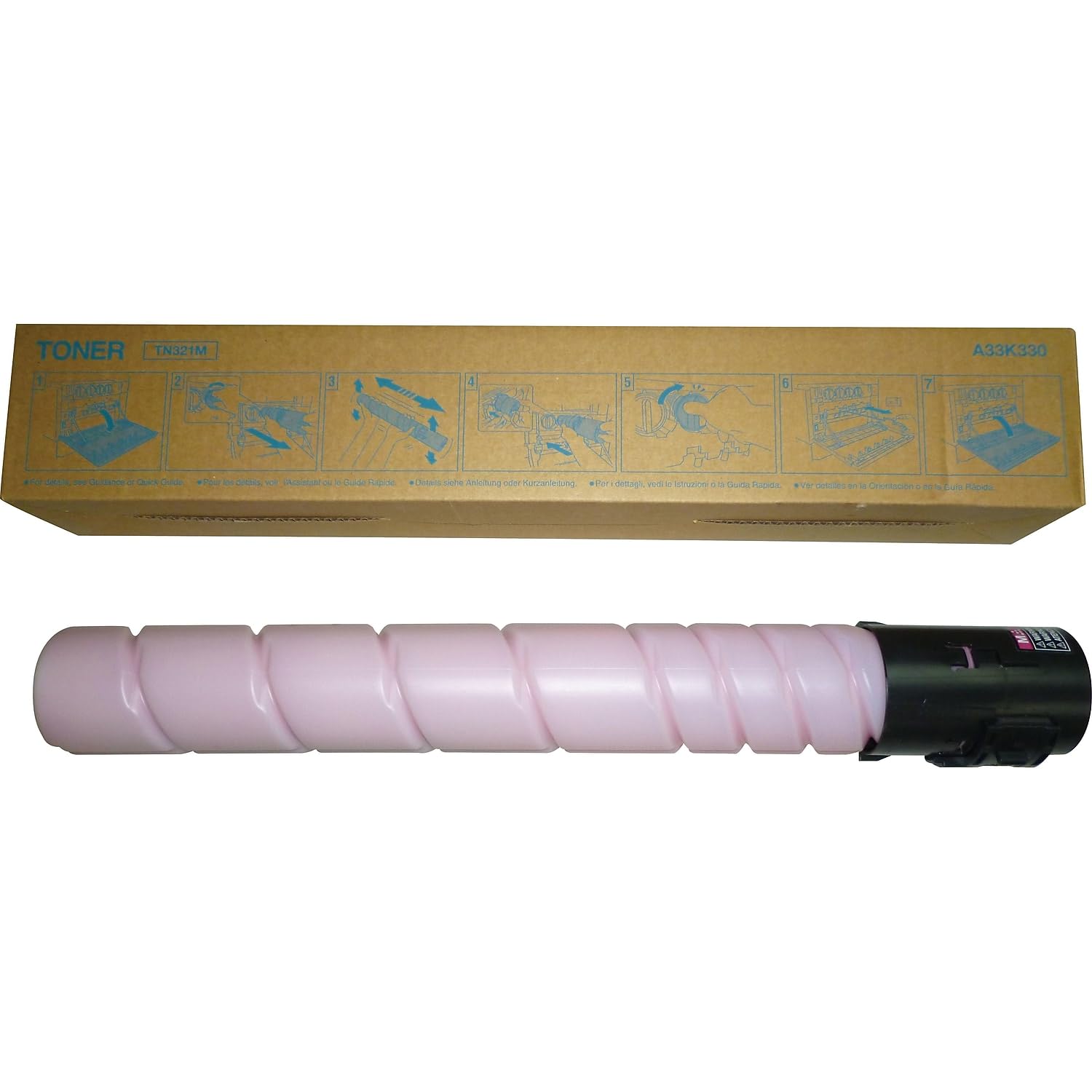 The Cartridge People Genuine OEM for Konica Minolta TN321M,A33K330, Magenta Toner, 24,000 Pages, BIZHUB C224, BIZHUB C224E, BIZHUB C284, BIZHUB C284E,