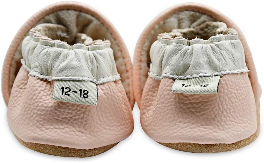 iEvolve Baby Girls Baby Boys Shoes Baby Toddler Soft Sole Shoes First Walker Crib Shoes Baby Moccasins - Image 5