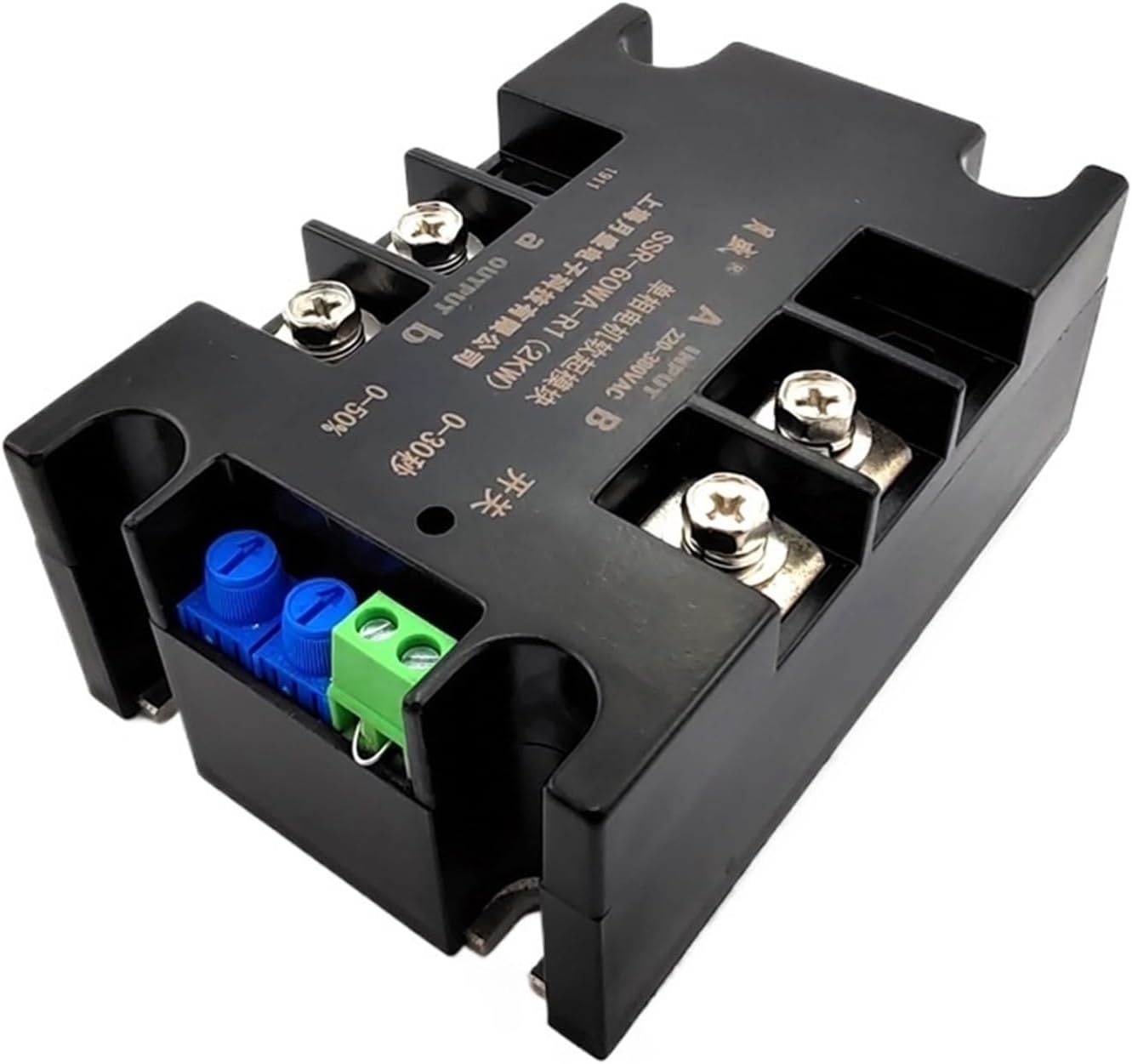 220V single-phase motor soft starter module controller2KW4KW6KW8KW motor online soft starting fan pump pressure reducer(SSR-100WA-R1(4KW))