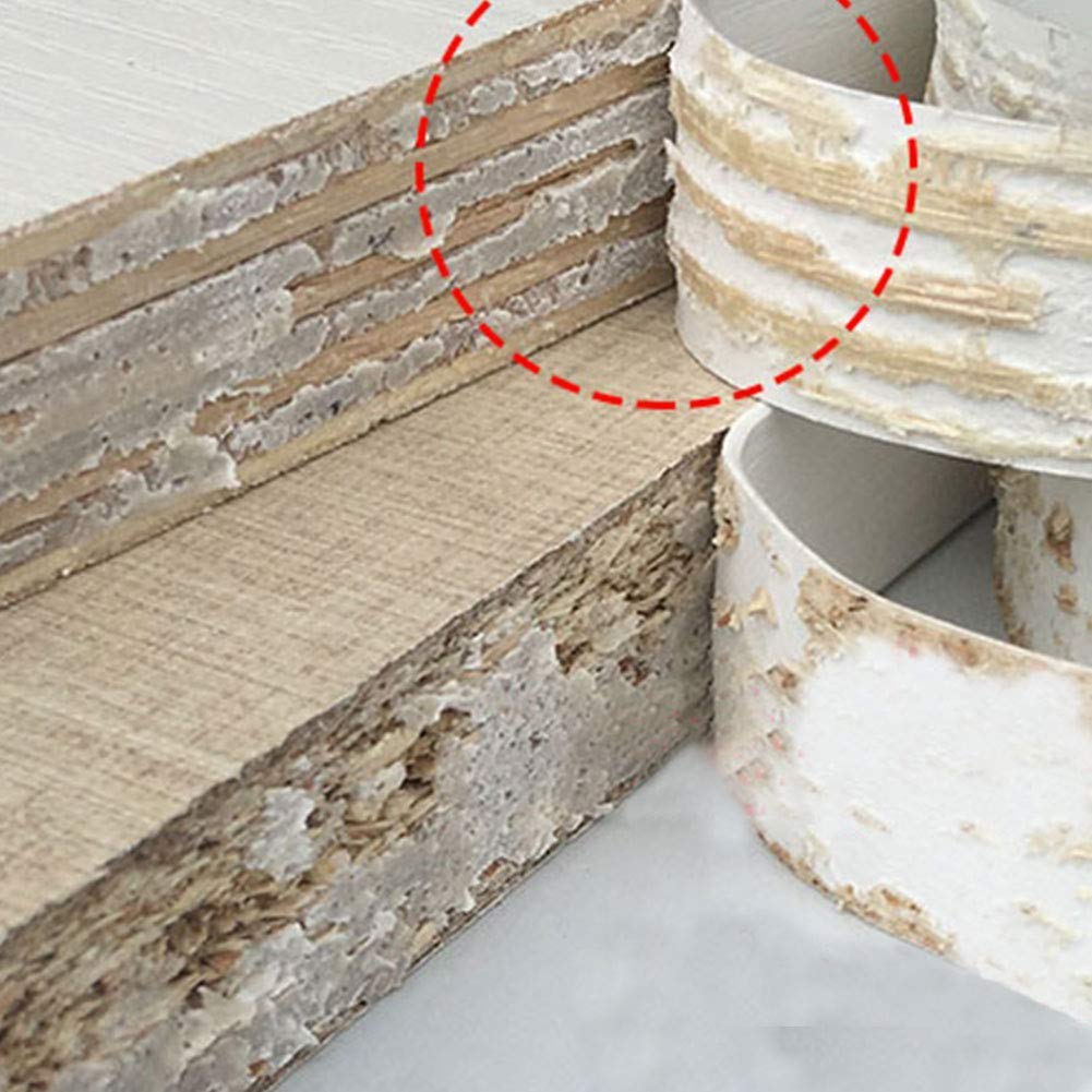 Plywood Edge Banding, KAIISSA Preglued Veneer Door Edging Tape 22mm x