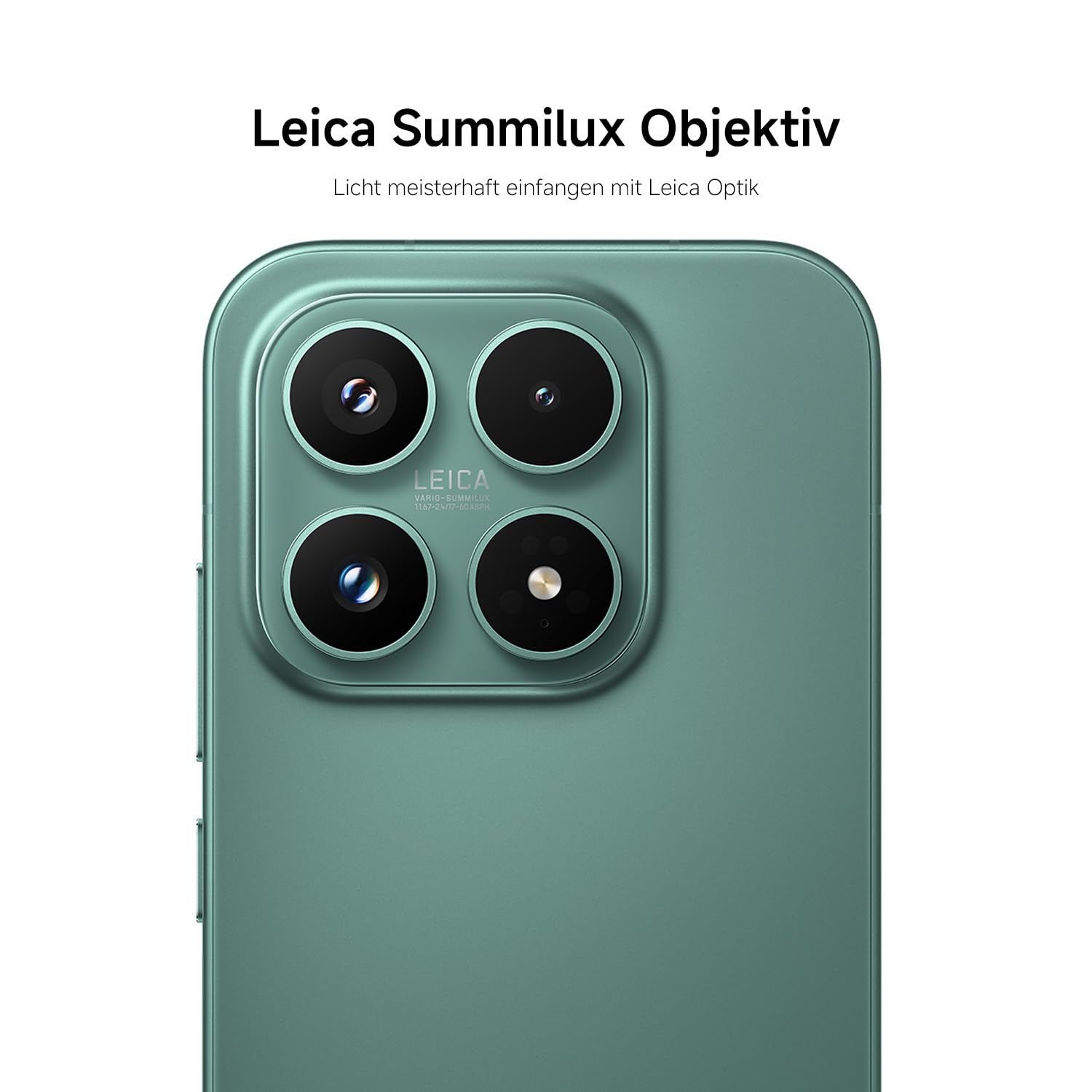 XIAOMI 17 Smartphone, 12GB RAM + 512GB Speicher, Leica Summilux Optik, Light Fusion 950 Bildsensor, 6330mAh Akku, HyperAI Handy mit Android, Venture Grün, 3 Jahre Garantie