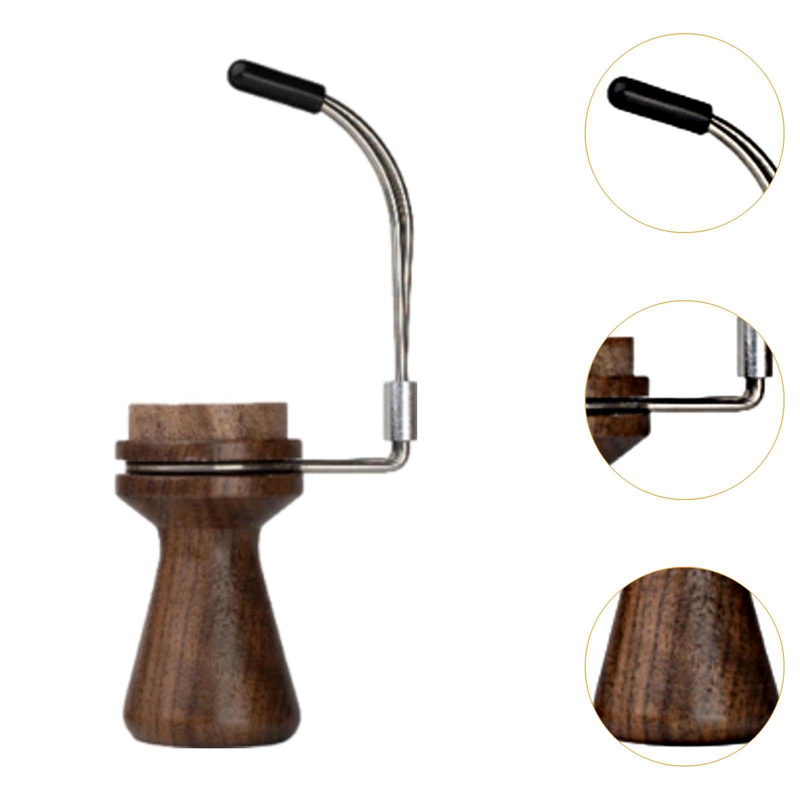 Supporto per manico per pittura in miniatura, manico compatto rotante staccabile in legno, accessorio adatto per collezionisti di hobby, stile C