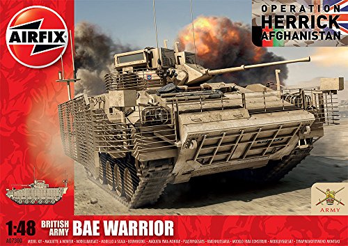 Kit BAE Warrior Airfix A07300 maquette de char militaire détaillé