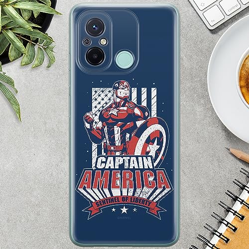 Funda Xiaomi Redmi 12C Marvel Capitán América 018 ERT Group de TPU 3