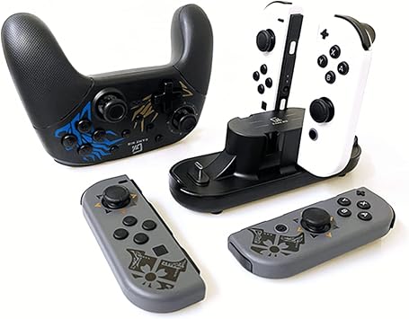 GAME'NIR Nintendo Switch OLED (MAX-S Hafif) için Kumanda Şarj İstasyonu