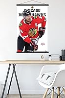 Vista 5 de Trends International NHL Chicago Blackhawks - Seth Jones Feature Series 23 Wall Poster, 22.37" x 34.00", Premium Print and Black Hanger Bundle