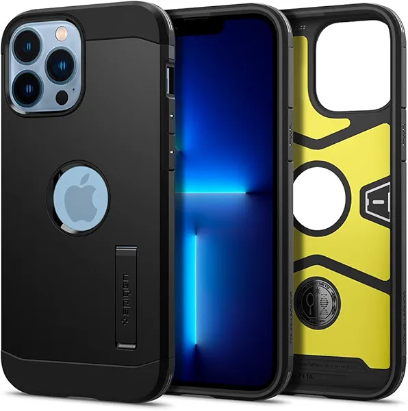 Spigen Tough Armor [Extreme Protection Tech] Designed for iPhone 13 Pro Max Case (2021) - Black