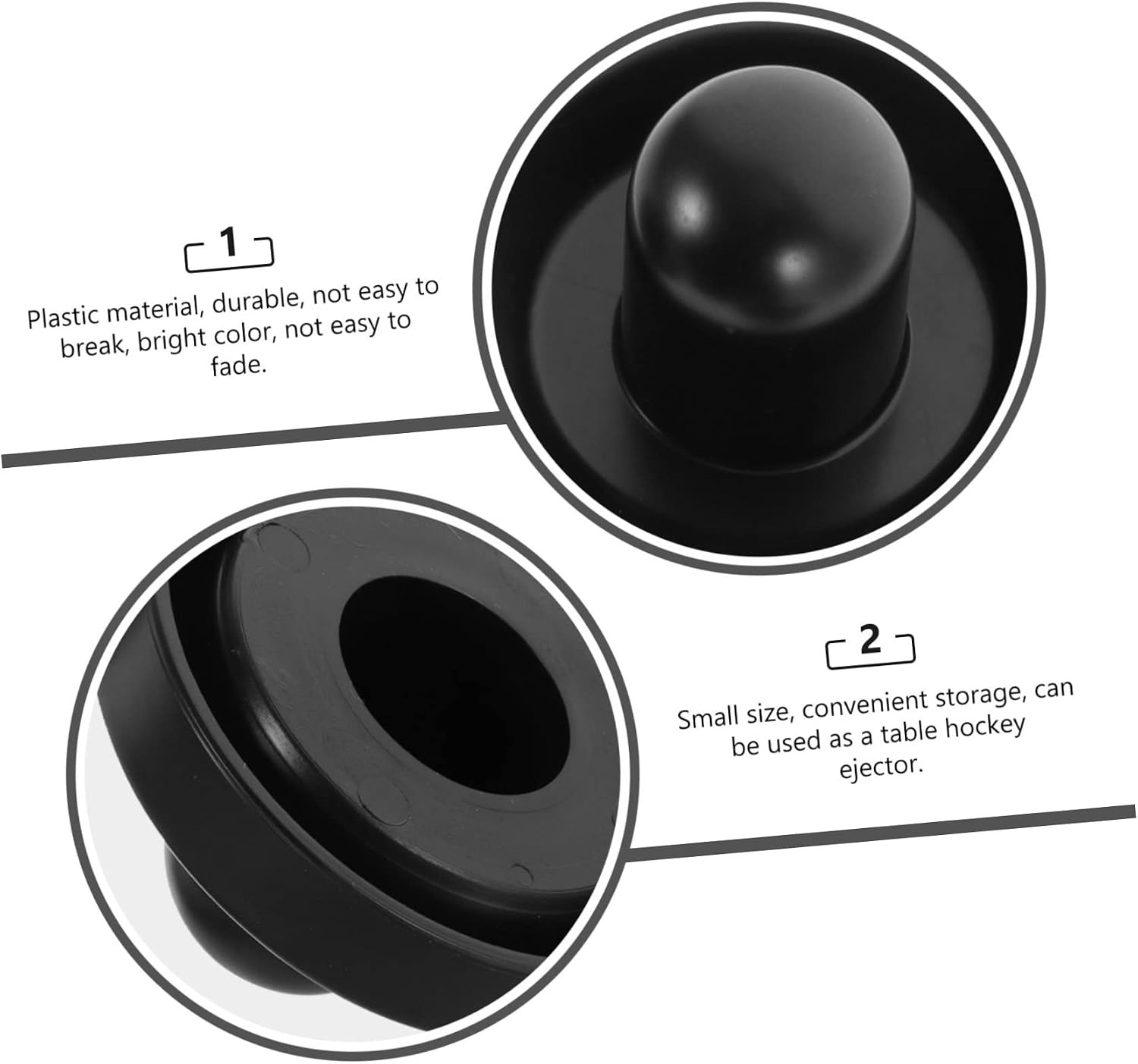 2sets Mini Air Hockey Pucks and Blue Accessories for Air Hockey Table Games