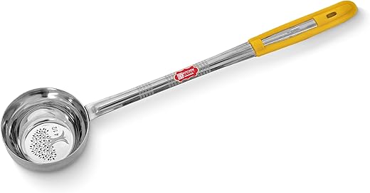 Kitchen Expert – Stainless Steel Serving Spoon | Heavy Gauge with Food Grade | Extra deep Ladle/Karchi | for Pouring All Types of Dal/Gravies/Curry…