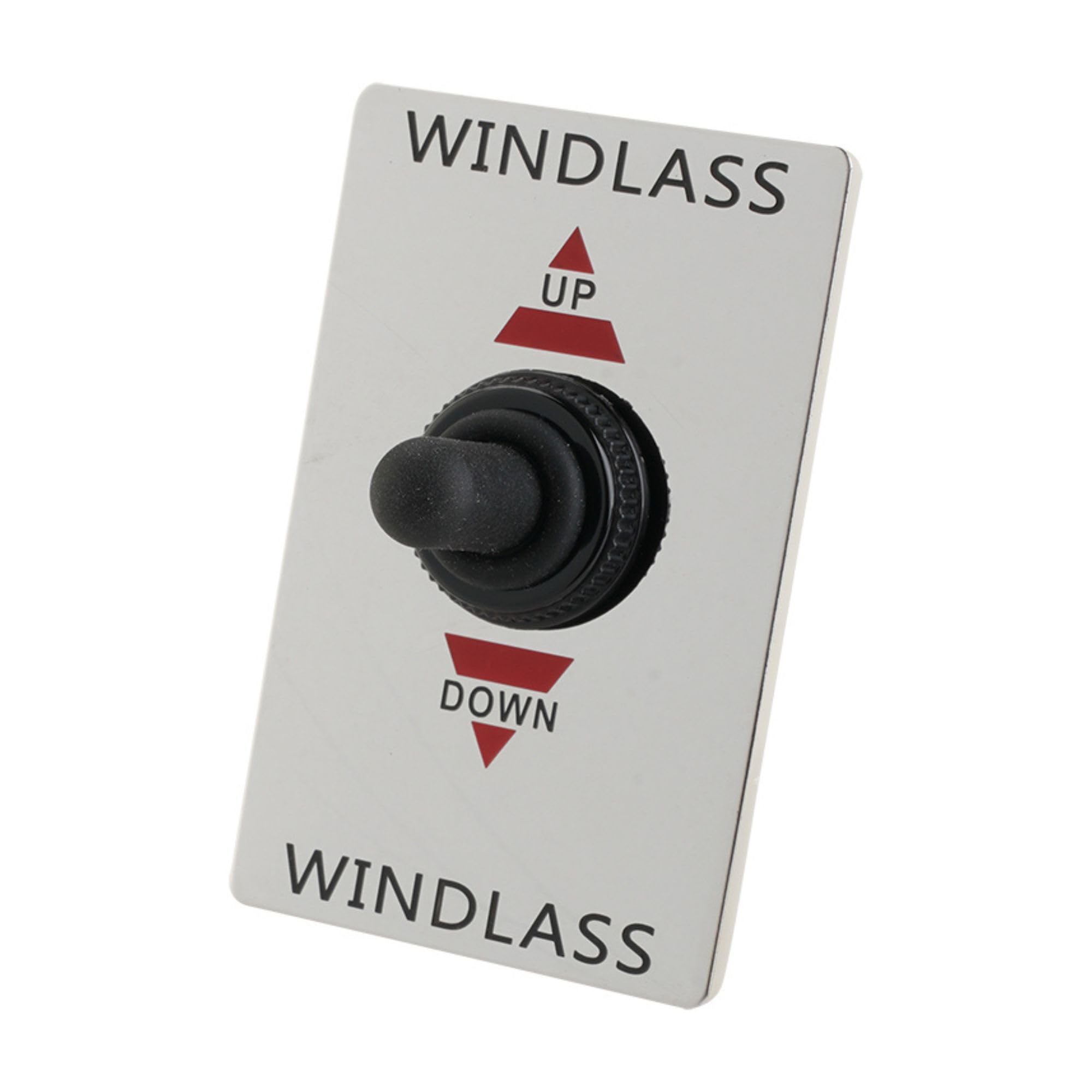EXCALIBUR Rocker Switch Panel Replacement for Anchor Windlass System – Stainless Steel, 12V Pre-Wired with Up/Down Operatio