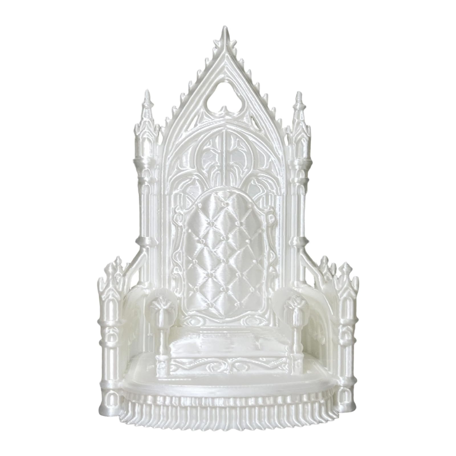 ljhnba 3D Printed Small Throne Offices Decoration 11cm in Height Decorative Figurine Dark Miniature