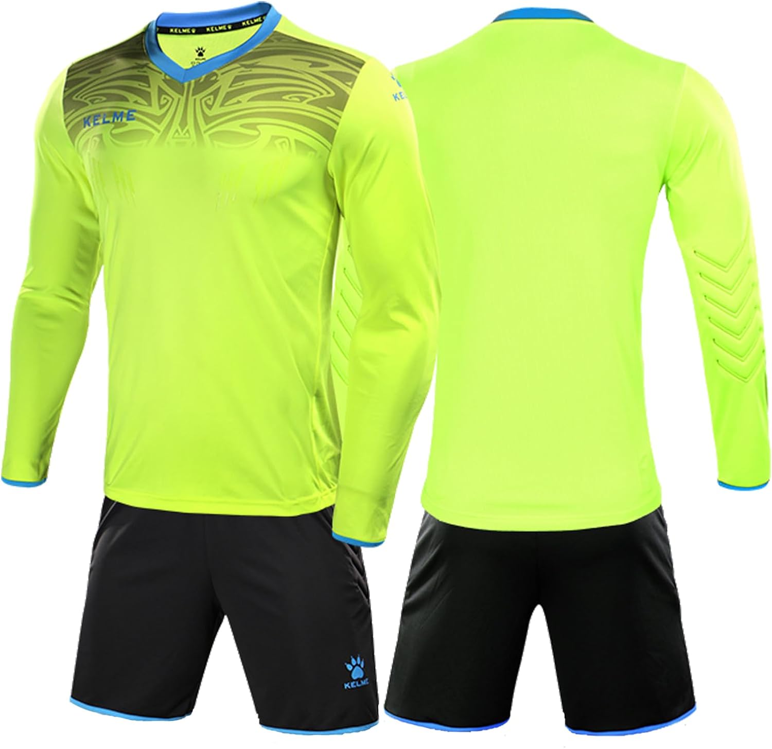 KELME Men's Padded Soccer Goalkeeper Jersey - Adults