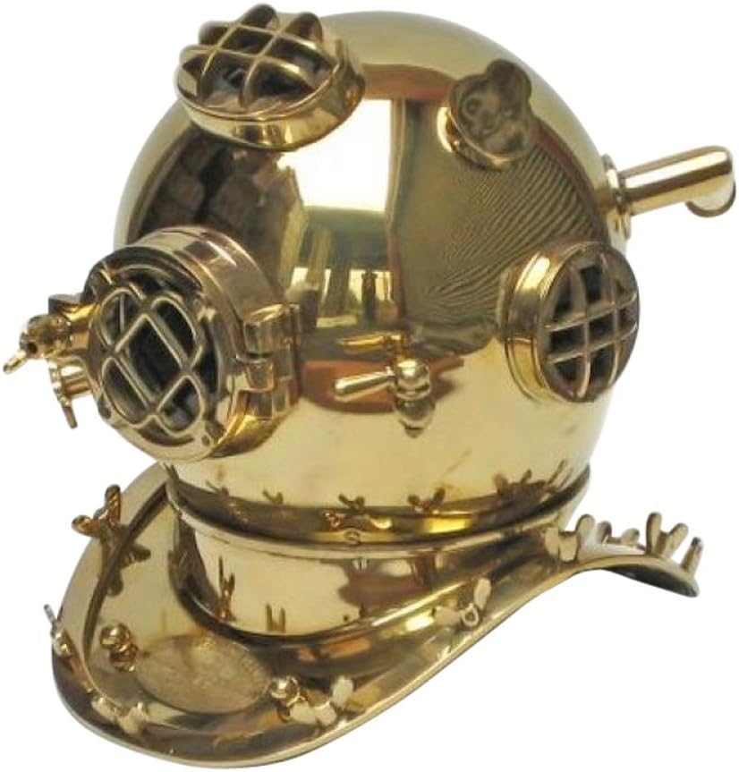 Divers Helmet Mark V Special Edition Brass Plain Outdoor Camping Gear Rustic Vintage Home Decor Gifts