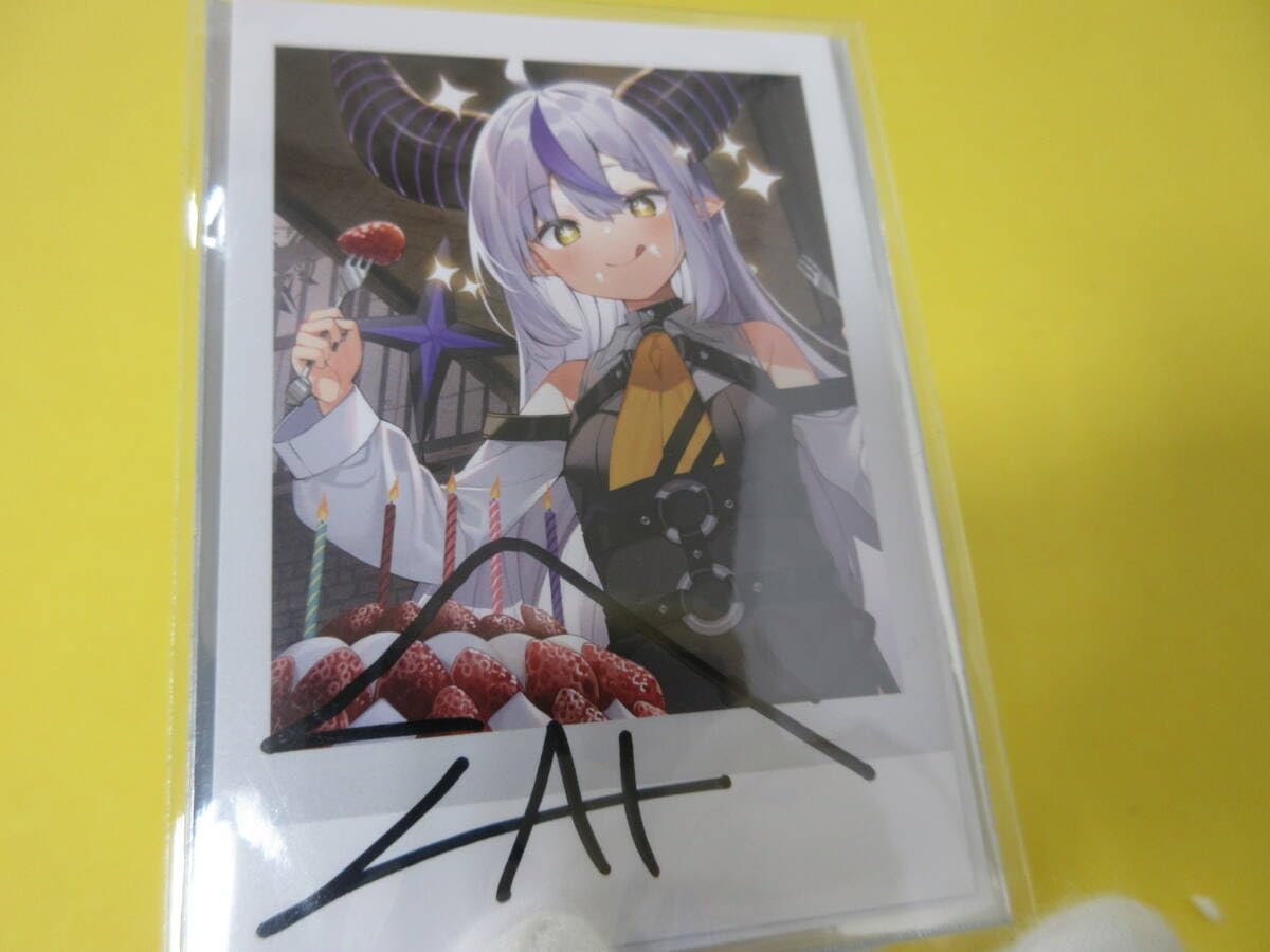 ホロライブ ラプラス・ダークネス 直筆サイン入り誕生日記念2022フル