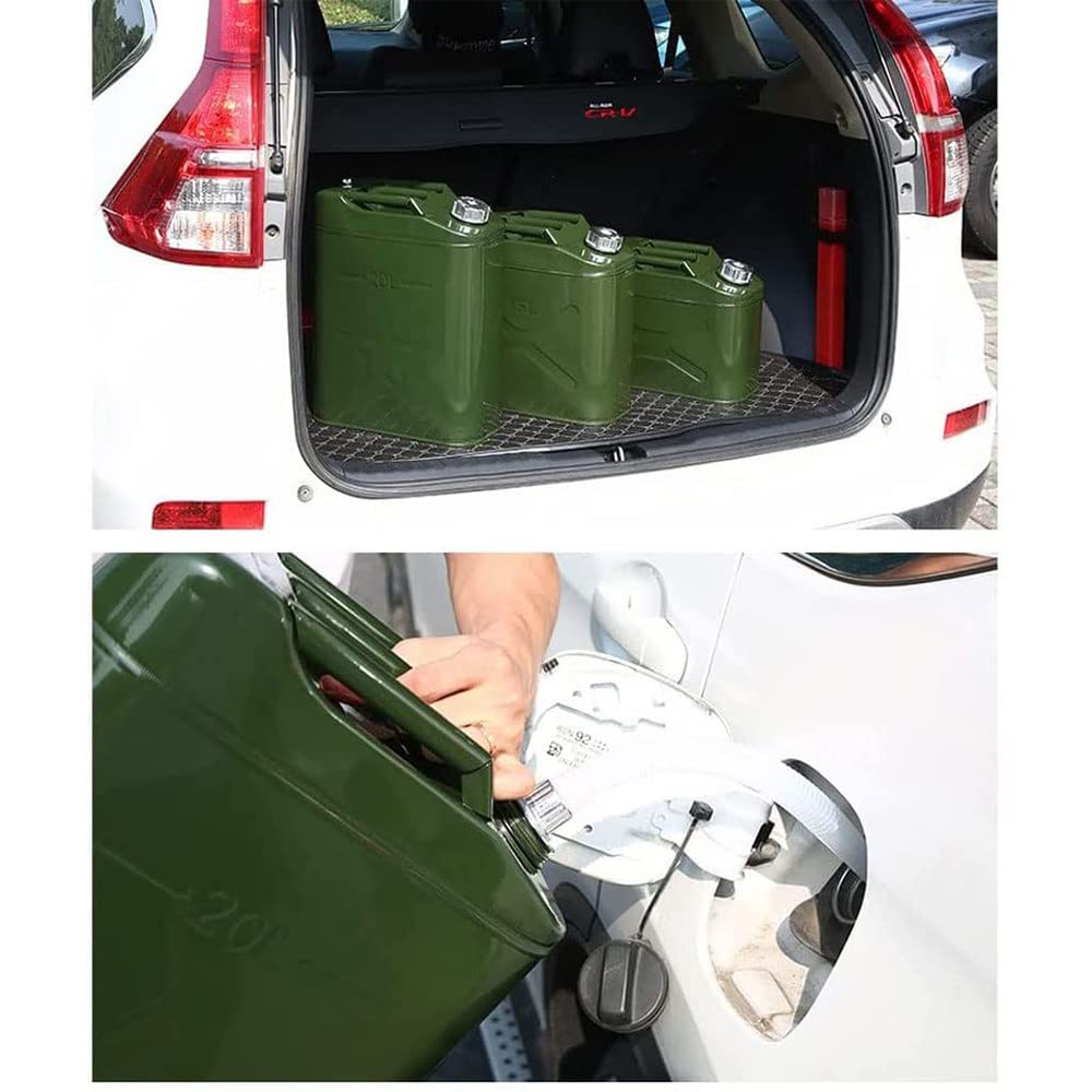 5l/10l/15l/20l/25l/30l Metalowy Zbiornik Paliwa, Zbiornik Paliwa, Zbiornik Na Benzynę Diesel, Przenośny Z Wężem, Do Samochodów Ciężarowych,Aluminumcover-30L