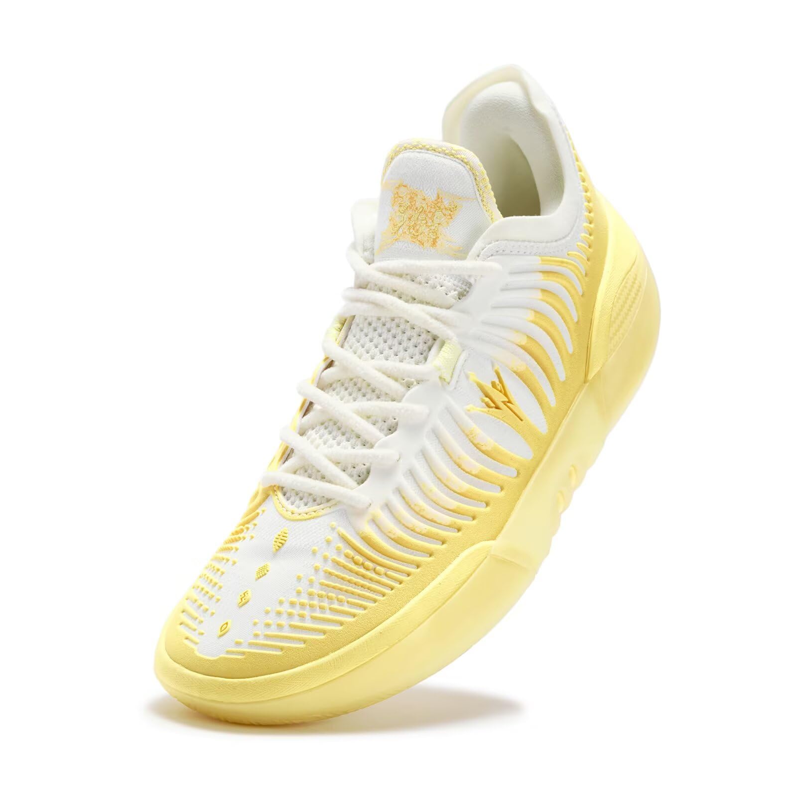 361° Joker 2 Nikola Jokić Basketball Shoes for Men high top Breathable Outdoor Sneakers Cushioning,Joker 2 GT Anti Slip Practice Sports Shoes for Teens and Adults,Zapatillas de baloncesto Hombre 672611111-4 Joker 2 Gt Daisy 13.5 Women/12 Men