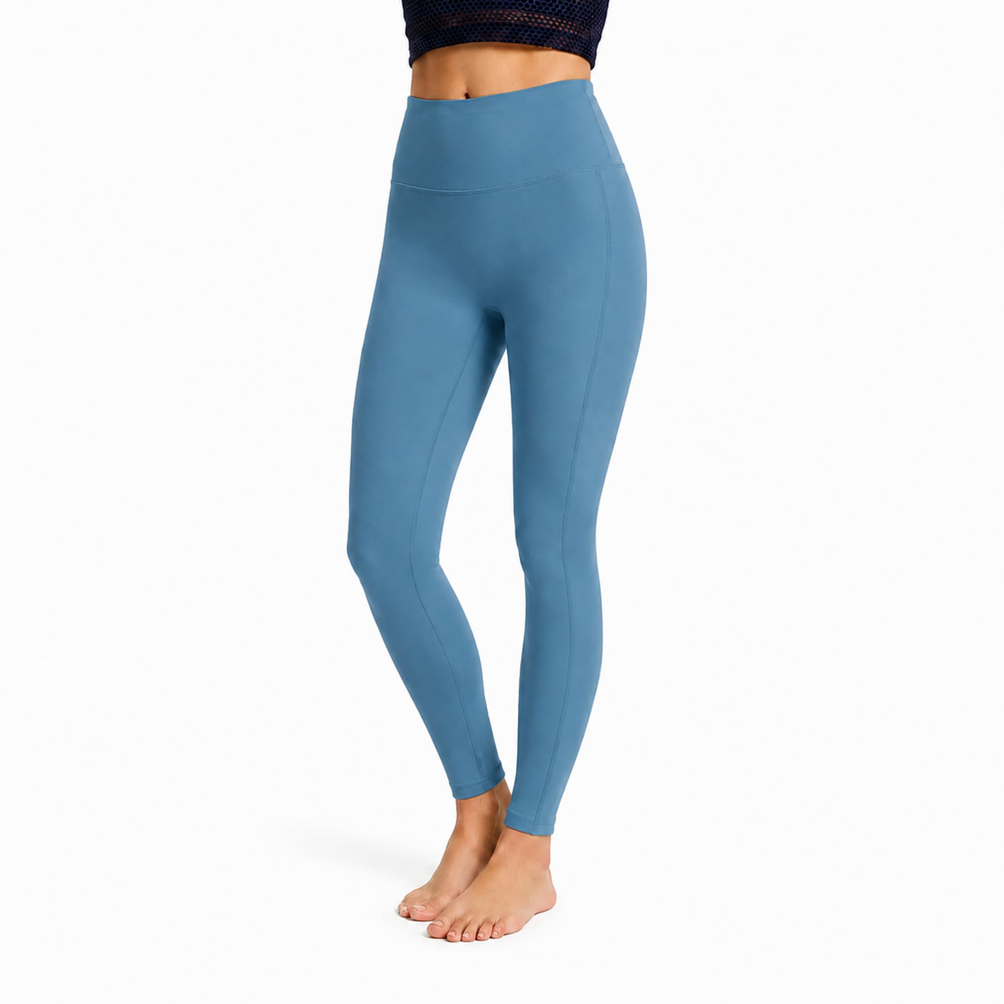 eleg & stilance Women’s Gym Wear Leggings Without Pocket | High Waist Yoga Pants-picture-27