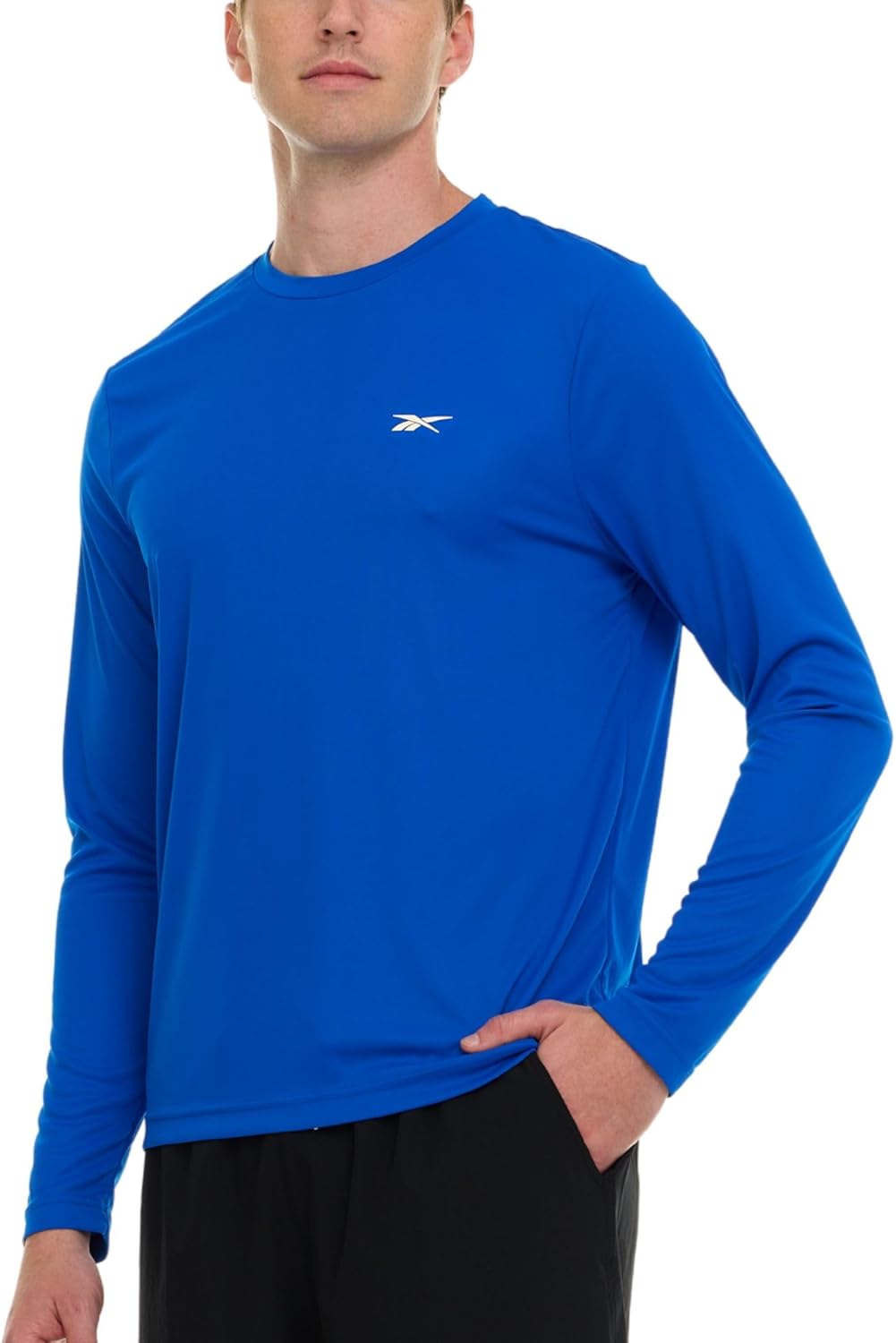 Reebok Rash Guard for Men, Long Sleeve Mens Swim Shirt, Fishing Hiking UPF+ 50 UV Protection - Image 2