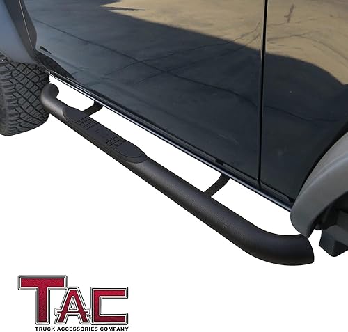 Miniatura 3 de TAC - Estribos laterales compatibles con Ford Bronco 2021-2025 de 2 puertas (no para Bronco Sport) SUV de 3 pulgadas con textura, barras laterales