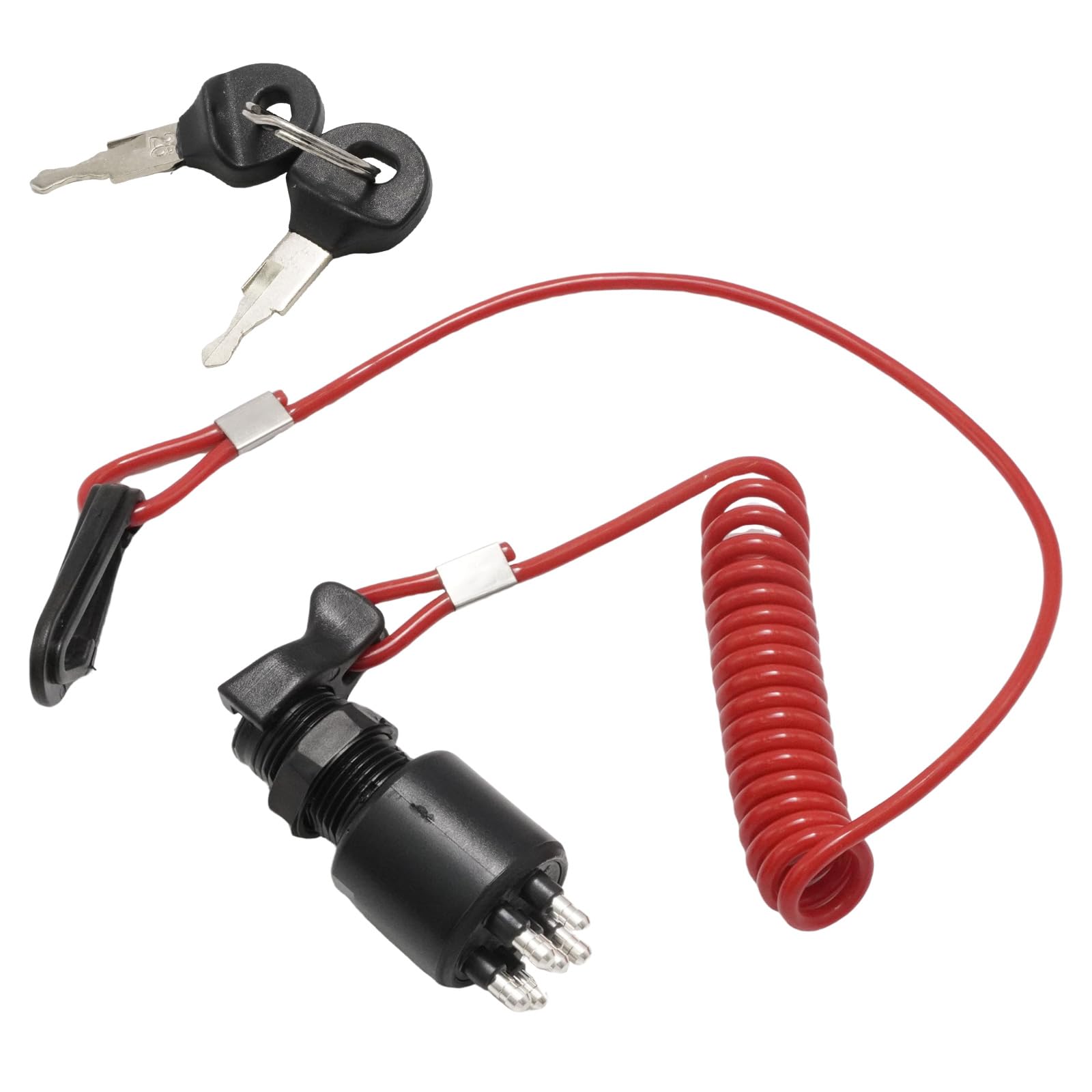 Chave Do Interruptor De Ignição Com Cordão # 5005801 Para Barco Motores Johnson Evinrude Omc I.880245101