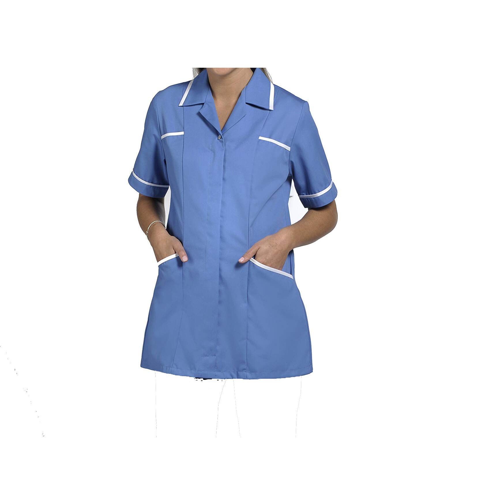 SkywearT70 Healthcare Beauty Tunics Woman Girls Ladies Tops Office Uniform Shirts Top in Multicolors