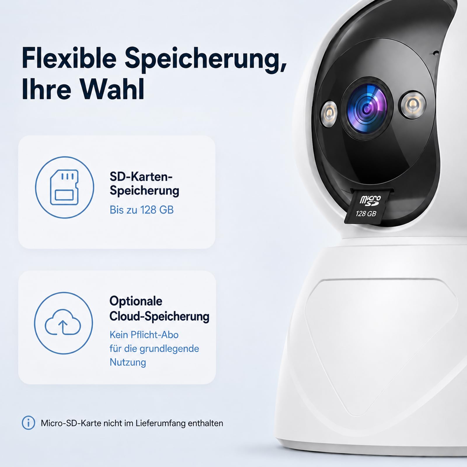 Telecamera di sorveglianza WiFi 5G per interni, FHD 1080P, per interni e interni, con persone/neonati/animali domestici, tracking automatico, 3 visioni notturne, audio bidirezionale