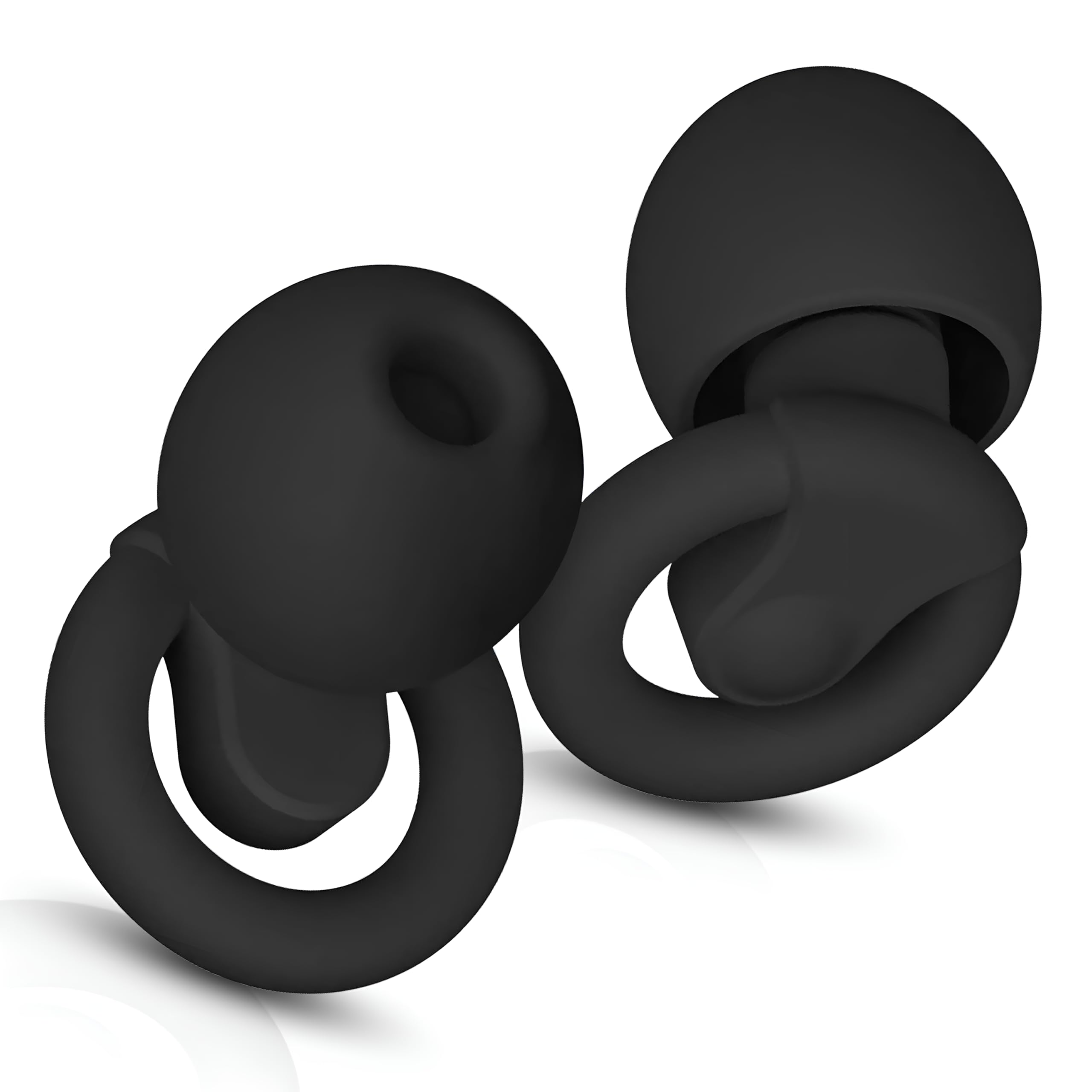 AMRON Ear Plugs for Sleep Noise Cancelling -33dB Reusable Soft Silicone Hearing Protection...