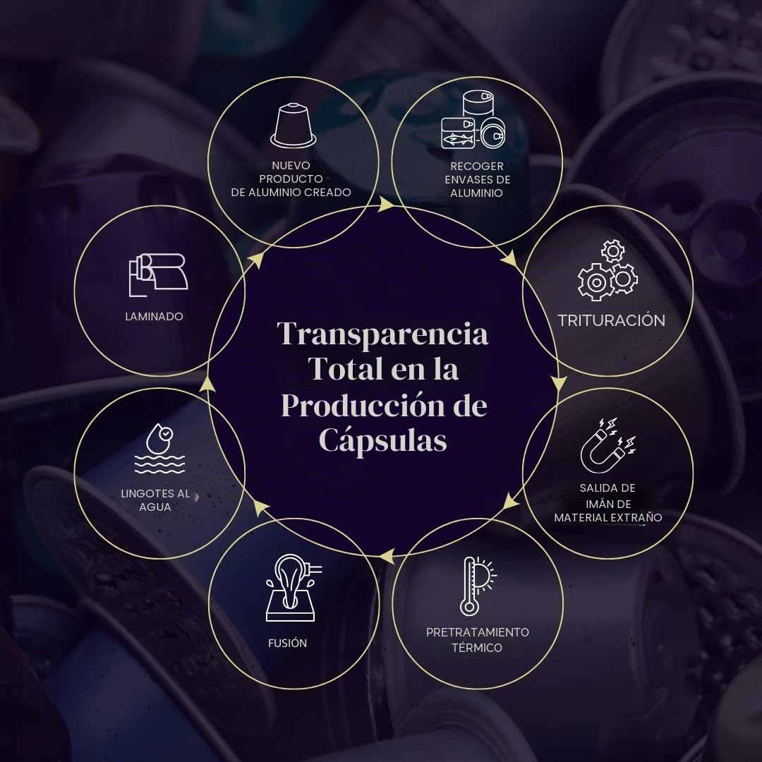 La Natura Lifestyle Caja de Sabores, 80 cápsulas de café y té compatibles con Nespresso, arándano, caramelo miel, café irlandés, malvavisco, avellana, vainilla, coco, té matcha