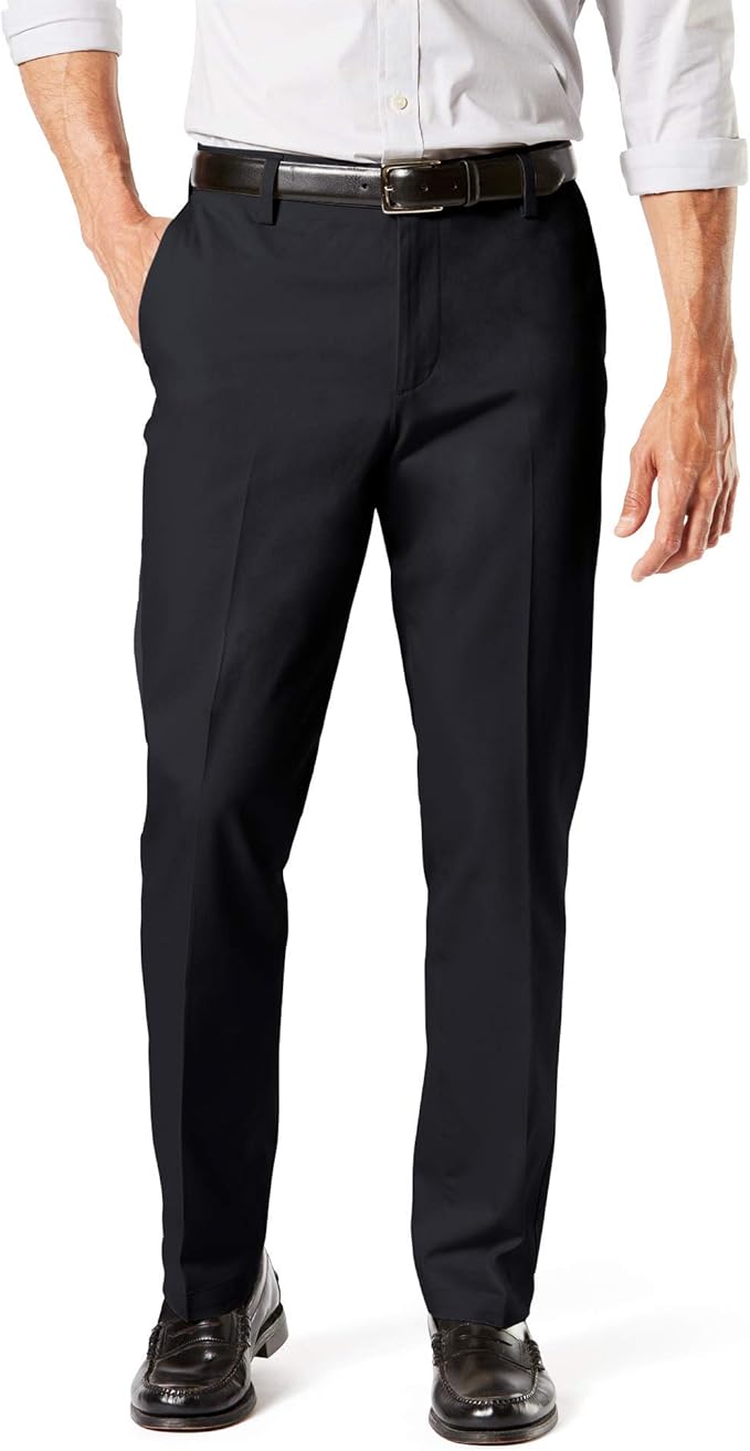 Dockers Men's Straight Fit Signature Lux Cotton Stretch Khaki Pant