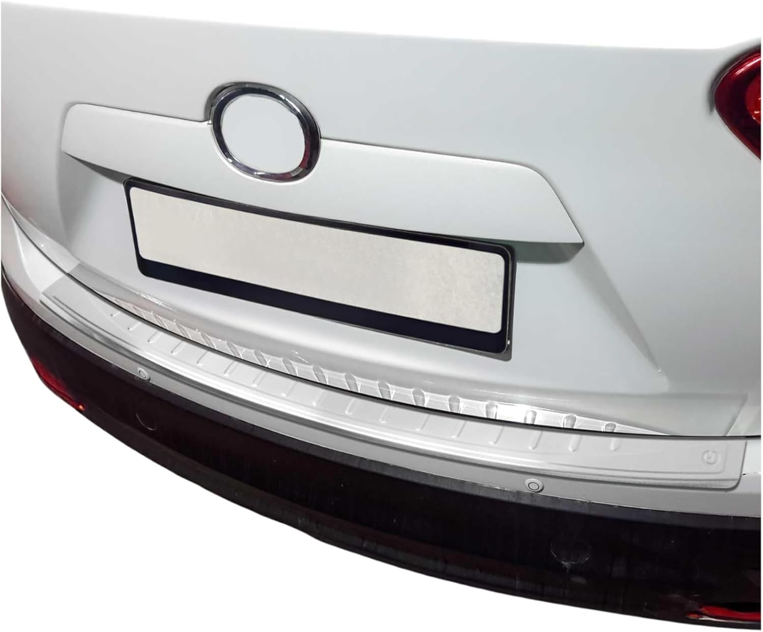 OMAC Rear Bumper Sill Cover for Mazda CX-5 1.gen 2013-2016 – Stainless Steel Brushed Finish