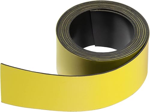 Cinta magnética de borrado en seco, cinta magnética reutilizable, etiquetas adhesivas en rollo para pizarras blancas, refrigerador y manualidades, 1