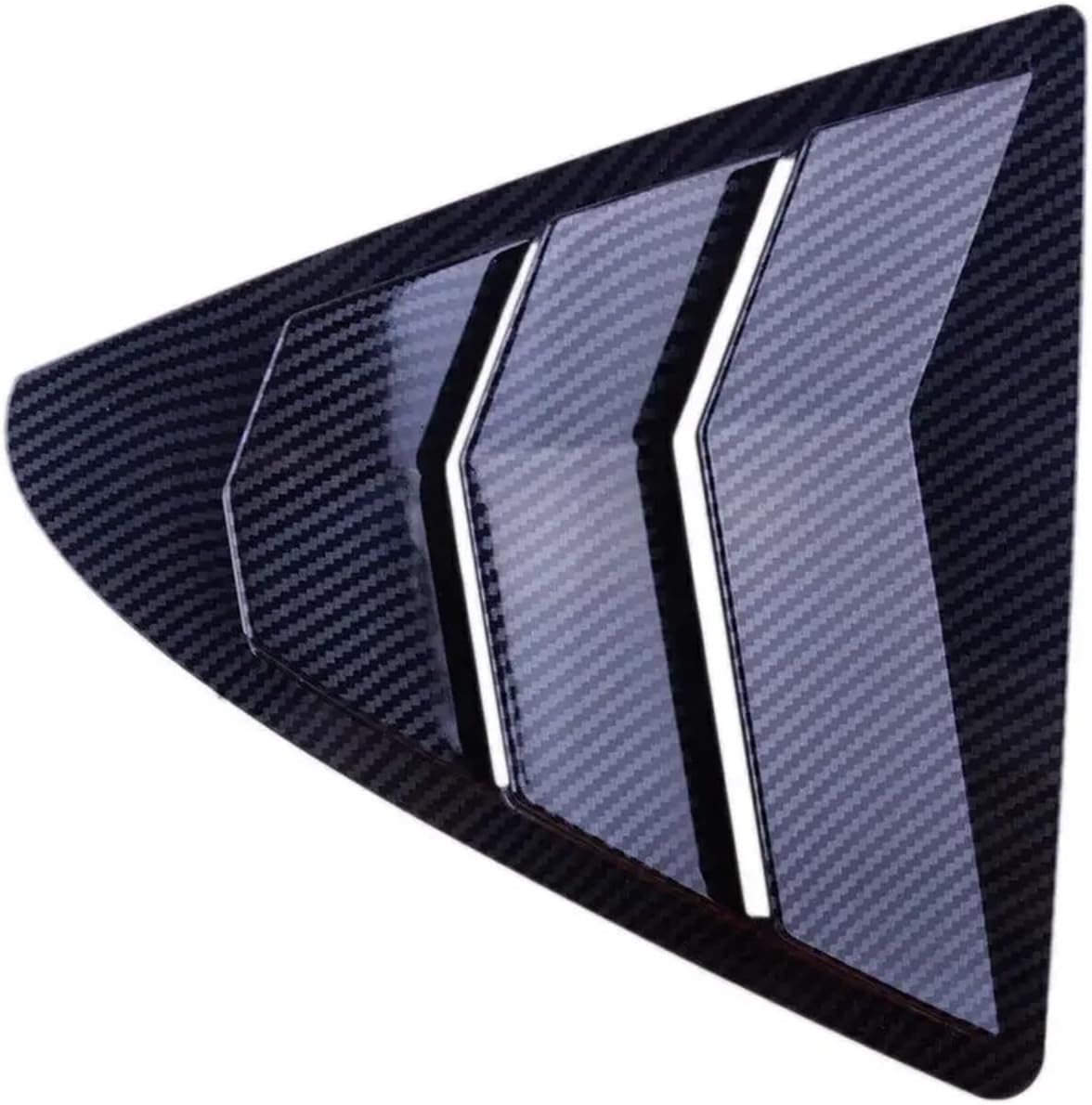 Car Rear Louver Window Side Shutter Cover Trim Compatible for Lexus IS300 IS250 200t 2013-2019 Sticker Vent Scoop ABS Auto(Gloss Black)