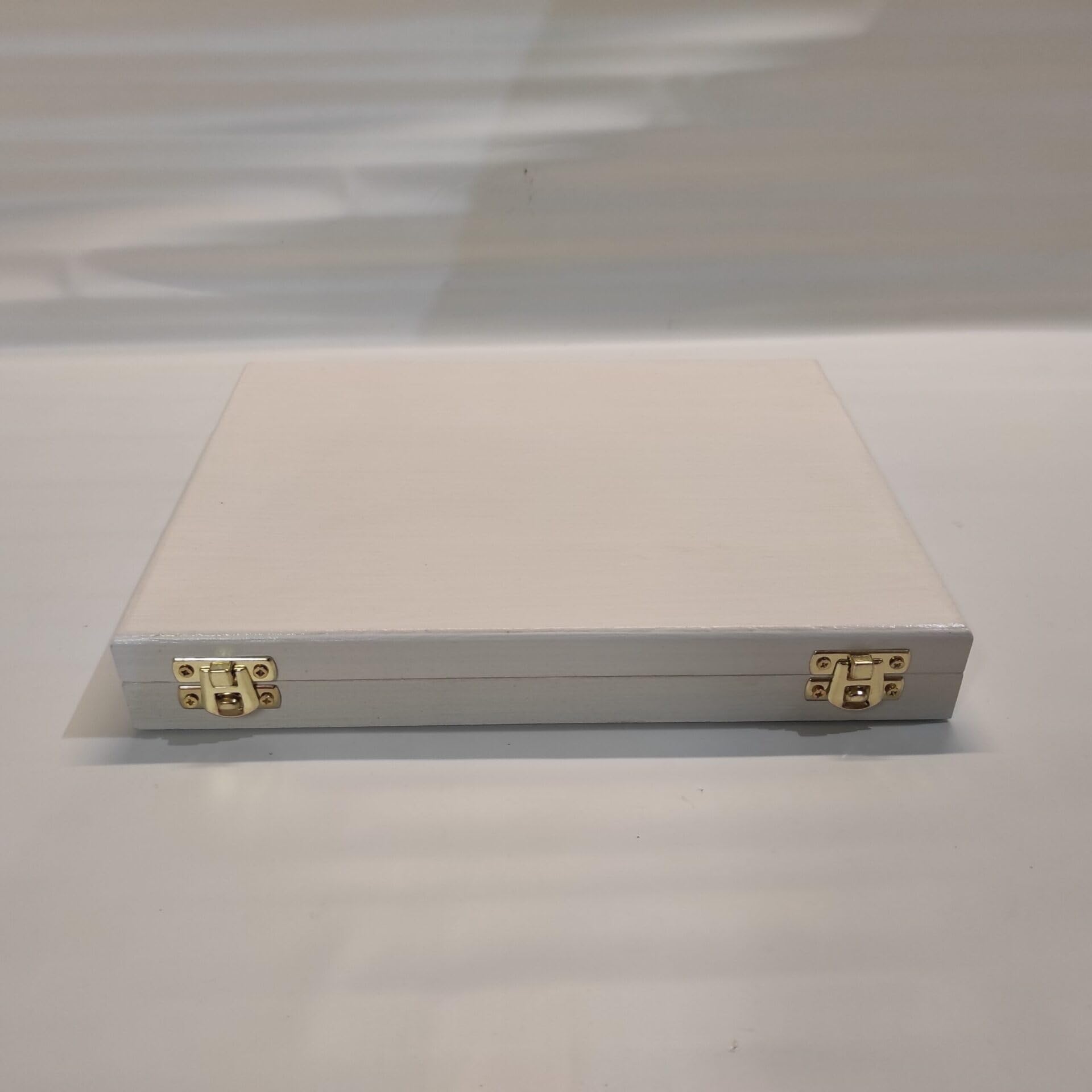 Caja de Madera Artesanal con Interior de Terciopelo para Monedas y Anillos – Estuche Expositor para Coleccionistas, Medallas y Pequeños Objetos de Colección