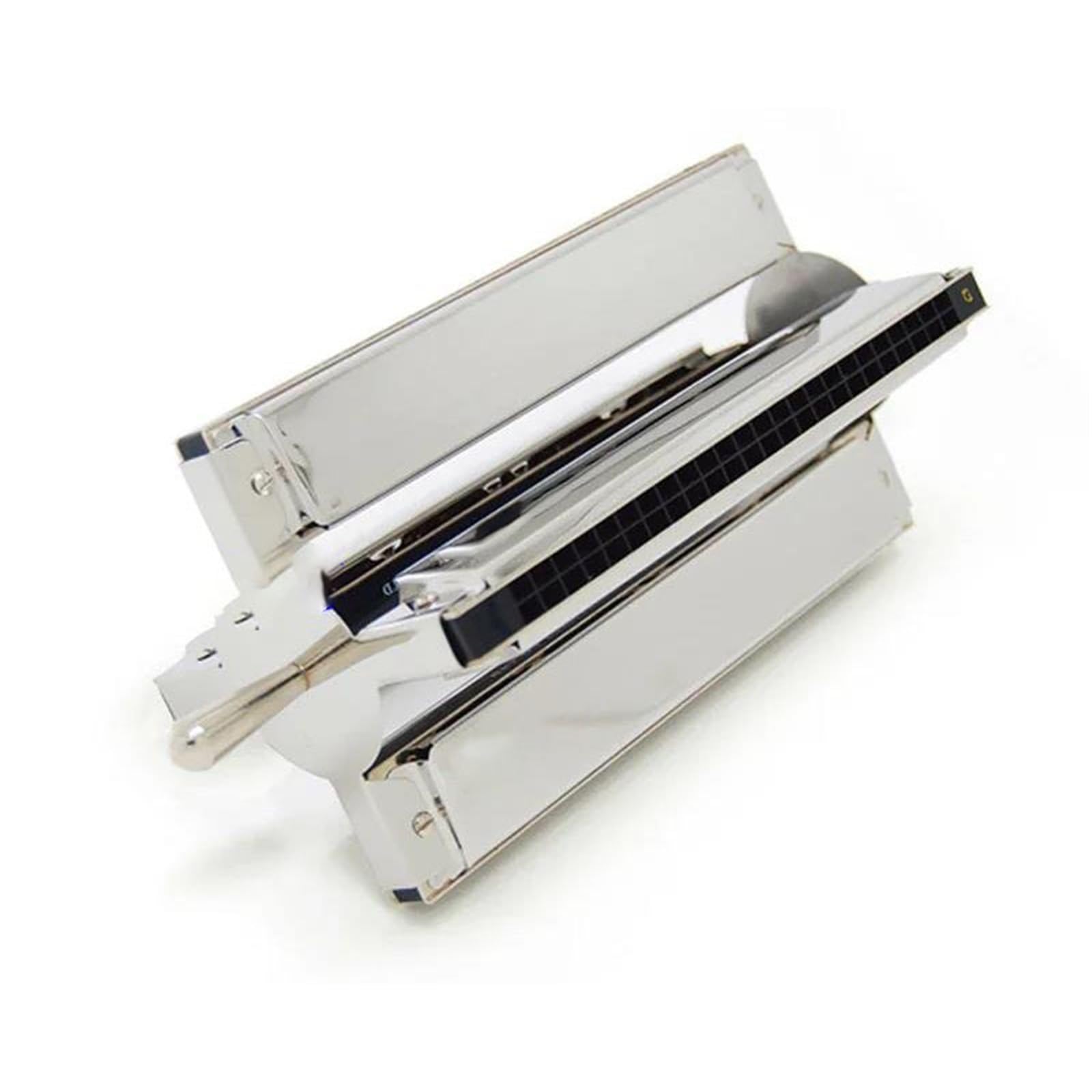Armonica Blues Tremolo Per Armonica A 24 Fori | Armonica a 24 fori CDFG Quattro toni in uno strumento musicale Tremolo senior