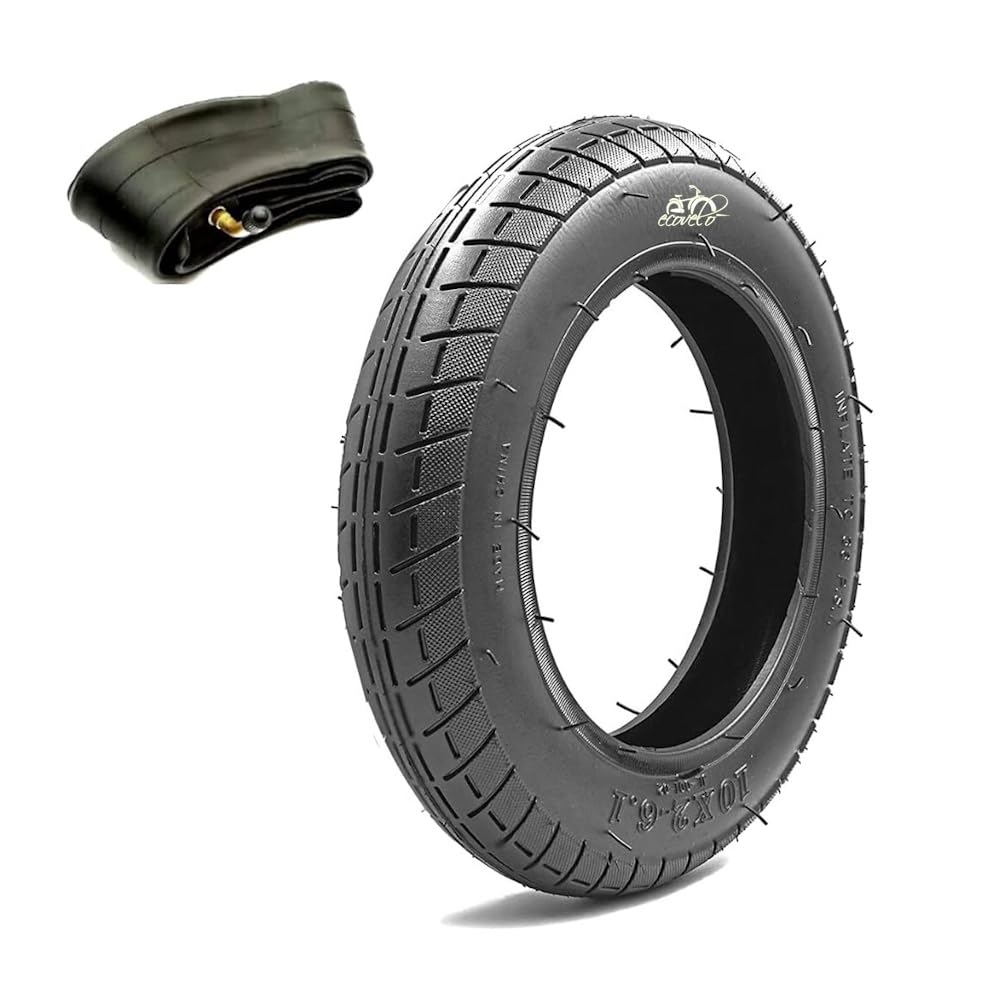 1PZ S07-T65 - 2 Camere D'Aria 70/65-6.5 Per Scooter Elettrico Ninebot E Hoverboard, Con Leve E Valvole