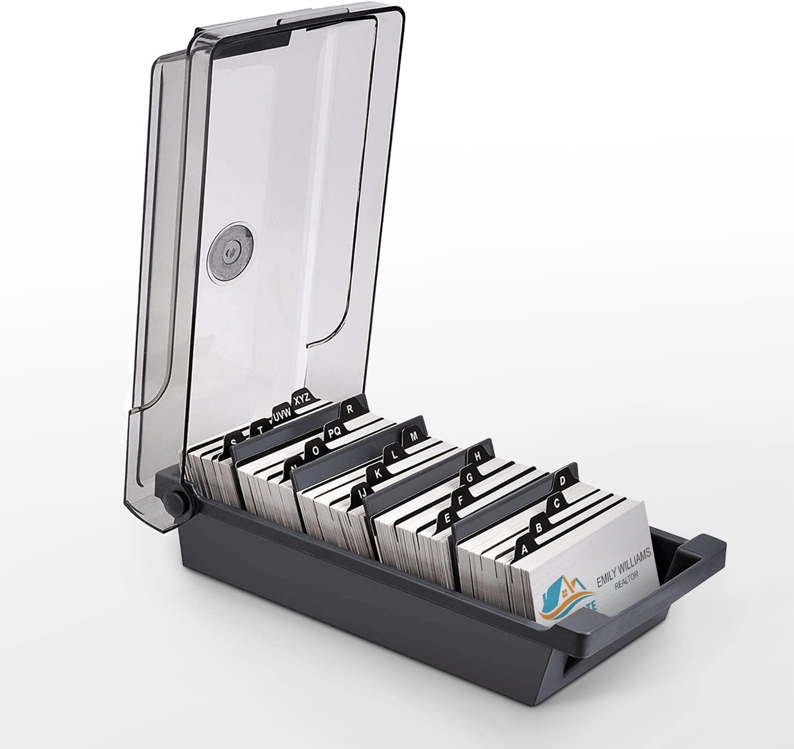 Rolodex Rotary Business card File Black Small : Amazon.co.uk ...