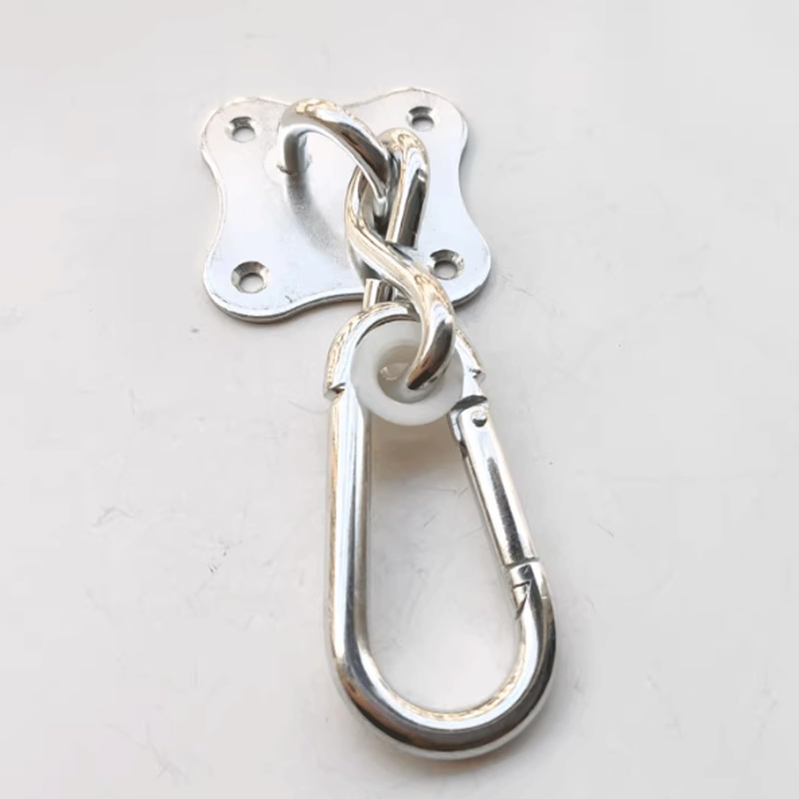 Accesorio para Colgar, Ganchos de Columpio Resistentes de acero Inoxidable, Kit de herrajes para Columpio, Gancho de Columpio Giratorio para Patio de Juegos y Gimnasio