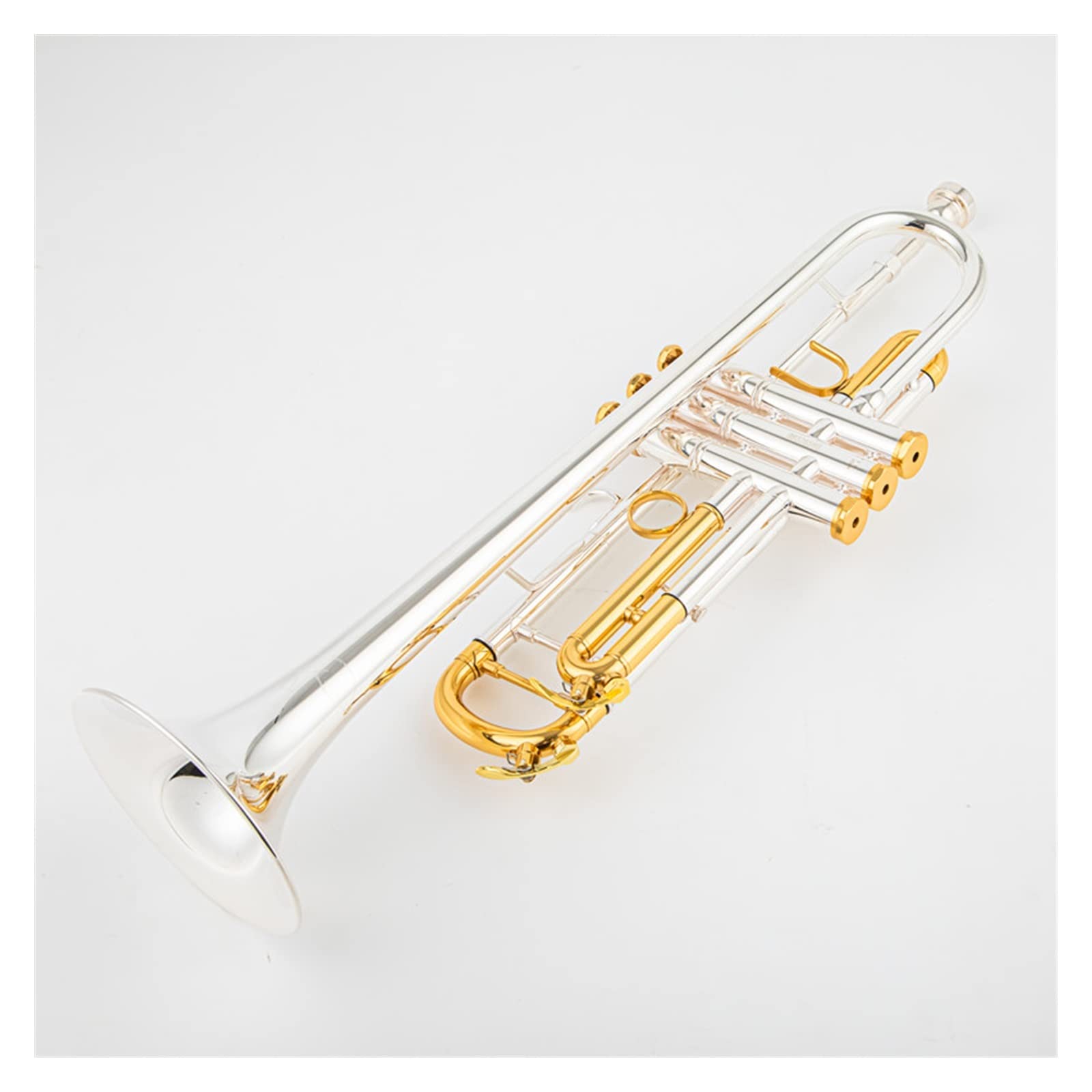 początkujących trąbka Profesjonalne Standardy Bb Mała Trąbka Profesjonalne Instrumenty Muzyczne Z Futerałem Silver Golden Key Do Użytku Studenckiego Trąbka