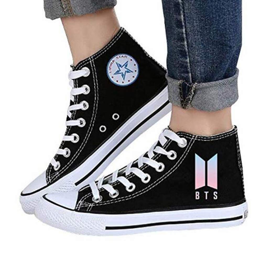 Kpop Bangtan Boys Canvas Shoes Jungkook 