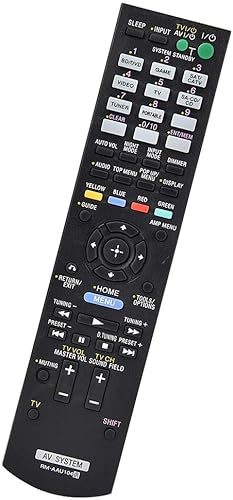 Mando a distancia reemplazado compatible con Sony STRDH520 RM-AAU104 1-489-343-11 RMAAU105 AudioVideo Receptor AV Sistema de cine en casa