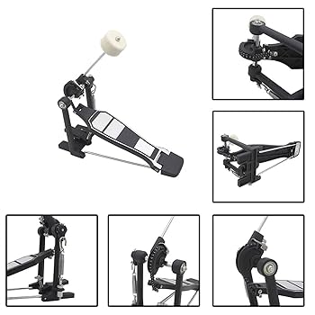 パーカッション・打楽器 Bass drum beater set! Cheerock 2pcs Double-Sided Bass Drum Pedal Beater, Double