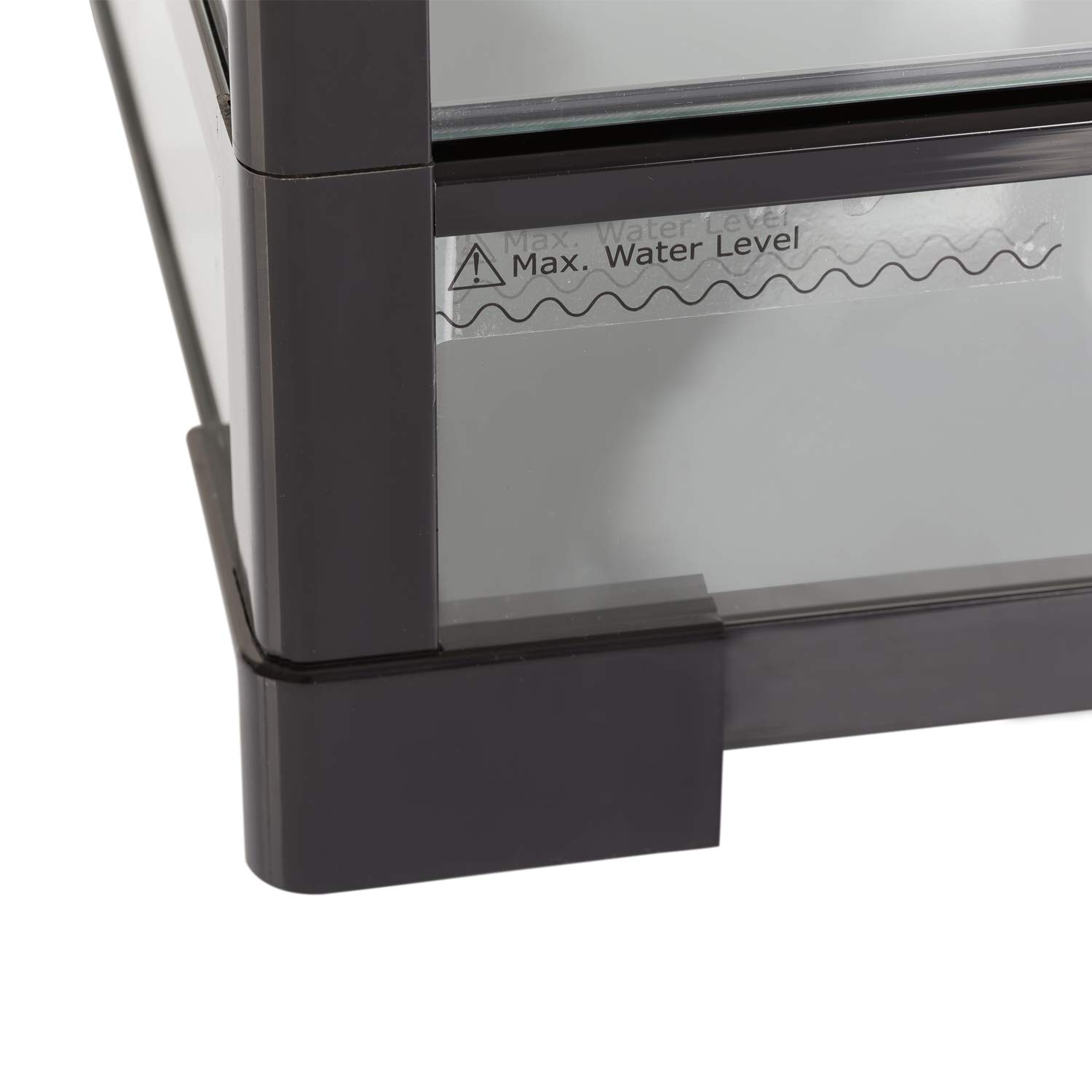 REPTI ZOO 67 Gallon Large Reptile Glass Terrarium Tank Double Hinge Door with Screen Ventilation Reptile Terrarium Cage 36" x 18" x 24"(Knock-Down)