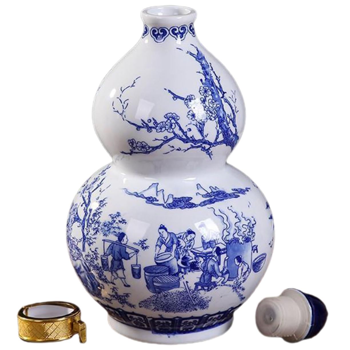 Bouteille à vin chinoise multifonctionnelle décoration intérieur design