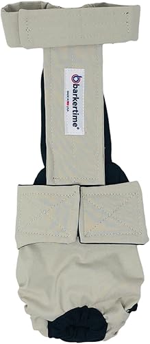 Frosty Cream - Pañal impermeable para perro, a prueba de escapes, talla S, con agujero para la cola, fabricado en Estados Unidos