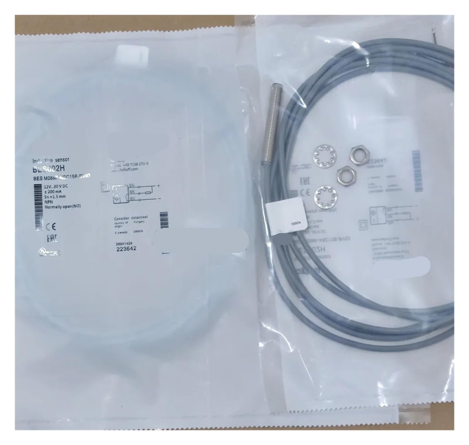 CXFCIHFT 1PCS BESM08MI-NSC15B-BV03 BV02 BV05 Proximity Switch Sensor(M08MI-NSC15B-BV02)